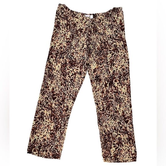 Victoria’s Secret Swim Coverup Pants Tie Front Animal Print size Small - Picture 1 of 7
